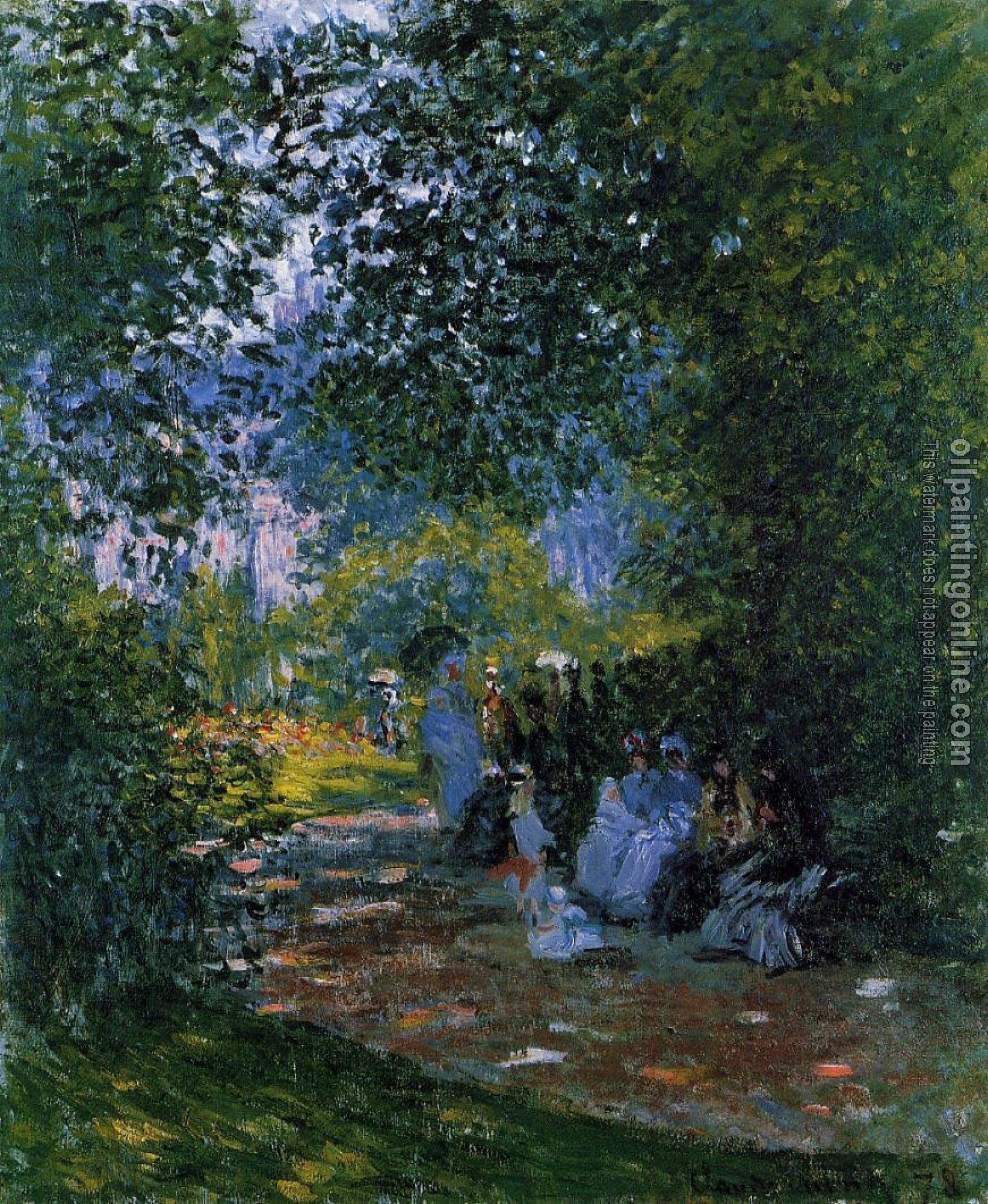 Monet, Claude Oscar - The Parc Monceau, Paris